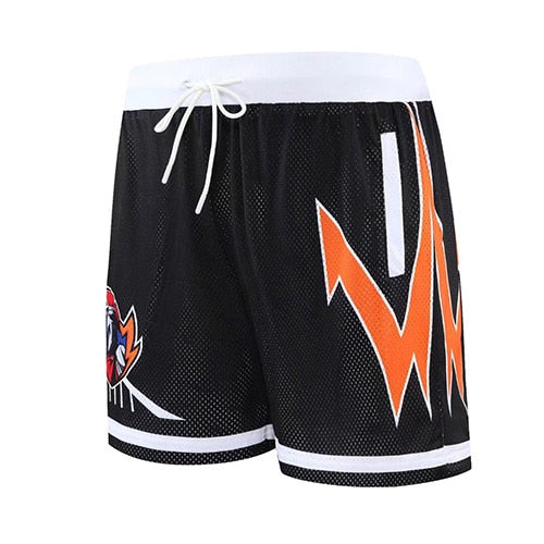 Men Basketball Shorts Training Shorts Breathable Quick-dry Black Shorts